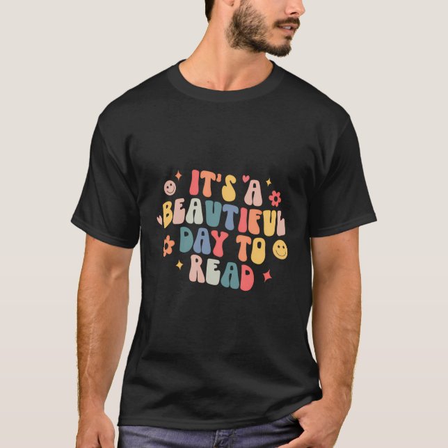 Camiseta É Um Belo Dia Para Ler O Professor De Volta (Frente)