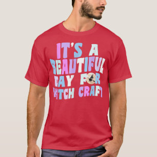 Camiseta É um belo dia para o feiticeiro-feiticeiro