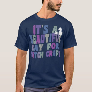 Camiseta É um belo dia para o feiticeiro-reverso