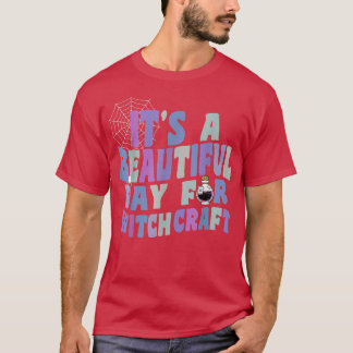Camiseta É um belo dia para o feiticeiro-reverso