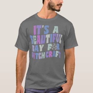Camiseta É um belo dia para o feiticeiro-reverso