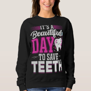 Camiseta É Um Belo Dia Para Salvar Dentista Oral D