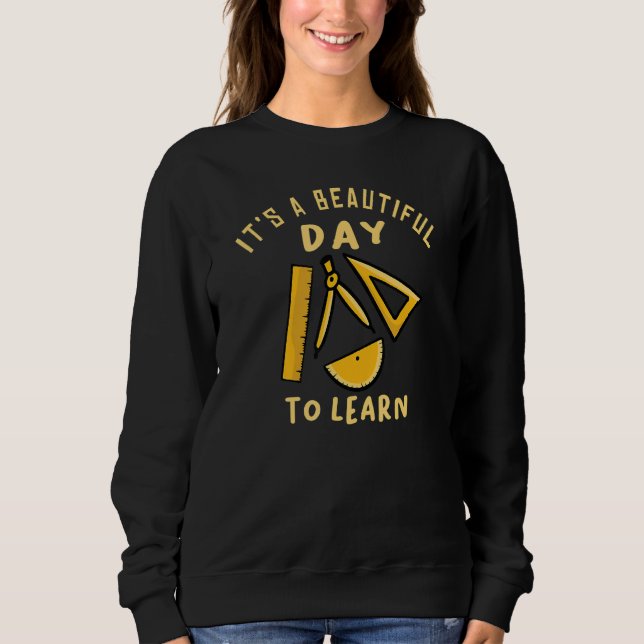 Camiseta É um belo dia para te aprender. (Frente)