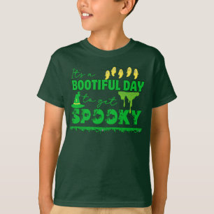 Camiseta É um belo dia que você fica assustado.b