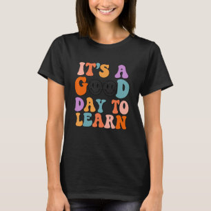 Camiseta É Um Bom Dia Aprender Para Homens Professores Ki
