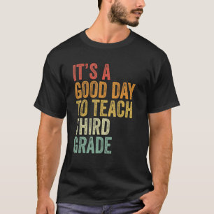 Camiseta É Um Bom Dia Ensinar Professora De Volta