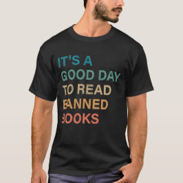 Camiseta É Um Bom Dia Ler Livros Banidos Engraçado