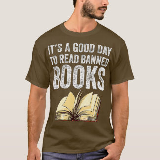 Camiseta É Um Bom Dia Ler Livros Banidos, Livros Banidos