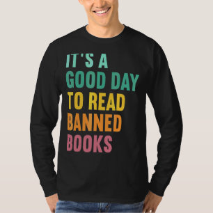 Camiseta É um bom dia ler livros proibidos Bibliotecária Ne