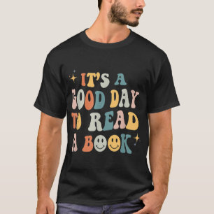 Camiseta É um bom dia ler um leitor de livros