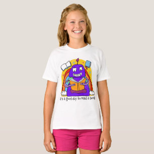 Camiseta "É um bom dia ler um livro"