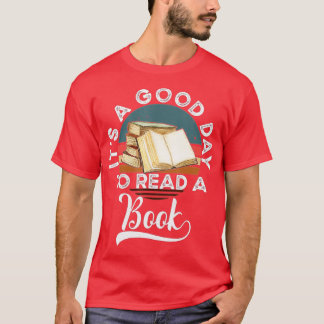 Camiseta É um bom dia ler um livro (2)