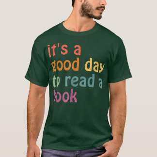 Camiseta É Um Bom Dia Ler Um Livro Lendo Sobre