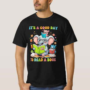 Camiseta É Um Bom Dia Ler Um Livro Sobre Crianças De Profes