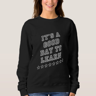 Camiseta É um bom dia para aprender a citação do Bookworm S