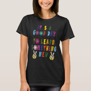 Camiseta É um bom dia para aprender algo novo Retro Groo