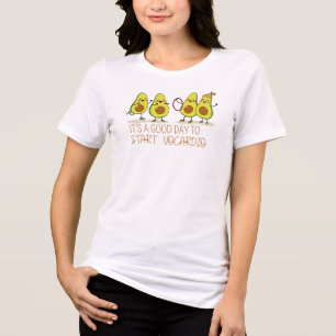 Camiseta É um Bom Dia para Começar o Avocardio – Abacate Di