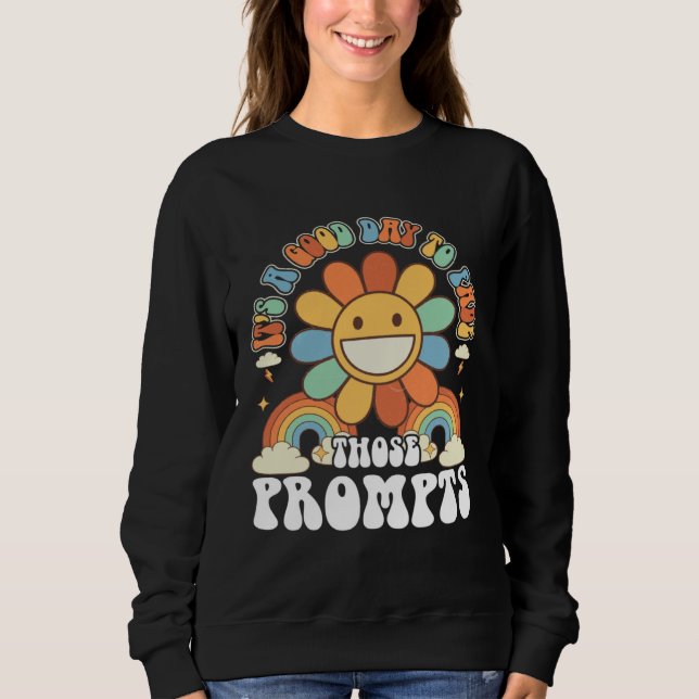 Camiseta É um Bom Dia para Desvanecer Aqueles Prompts ABA A (Frente)