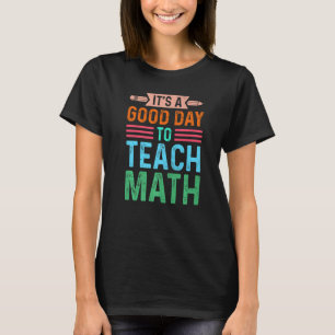 Camiseta É um bom dia para ensinar a pré-escola de instruto