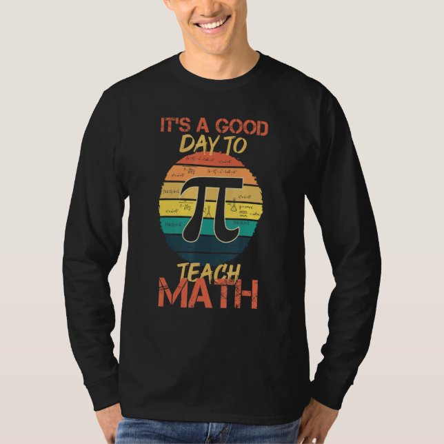 Camiseta é um bom dia para ensinar matemática  Professor Es (Frente)