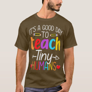 Camiseta É Um Bom Dia Para Ensinar Um Pequeno Prestador De