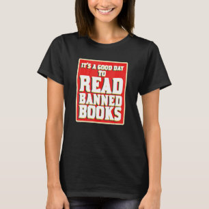 Camiseta É Um Bom Dia Para Ler Livros Proibidos Leitores Re