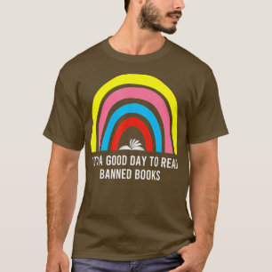 Camiseta É um bom dia para ler livros proibidos Reader Rain