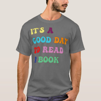 Camiseta é um bom dia para ler um amante de leitura de livr