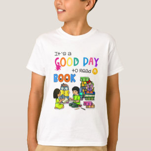 Camiseta É Um Bom Dia Para Ler Um Clube De Leitura De Livro