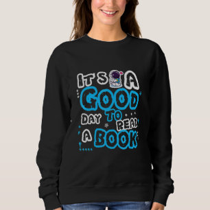 Camiseta É Um Bom Dia Para Ler Um Livro Astronauta Lendo Bo