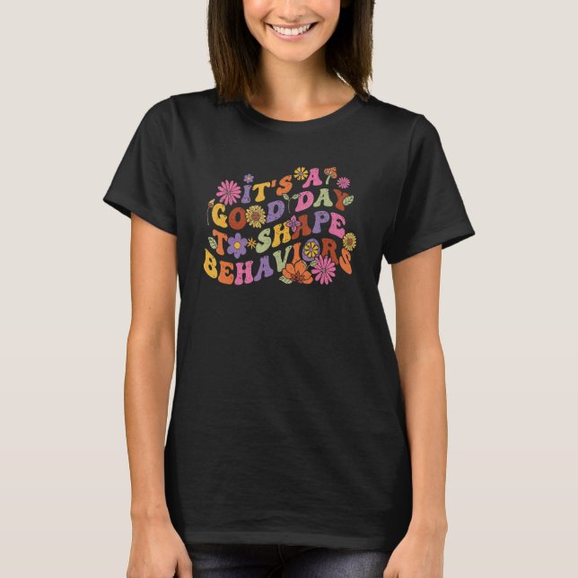 Camiseta É um Bom Dia Para Moldar Comportamentos Retro Groo (Frente)