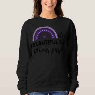Camiseta É um bom dia para Vestir Lupus Purple Awarness Mon