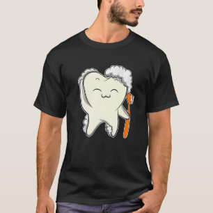 Camiseta É Um Bom Dia Salvar Dentes Escove Seus Dentes De
