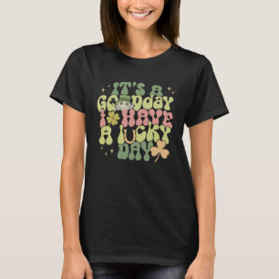 Camiseta É um bom dia ter um bom dia de glória verde P