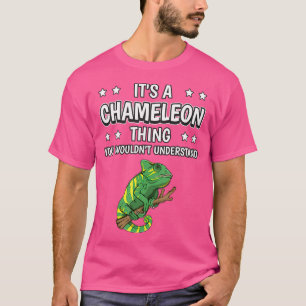 Camiseta É Um Camaleão Engraçado Citar Reptile Chamele