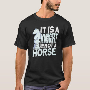 Camiseta É Um Cavalo Não Um Cavalo Xadrez Xadrez