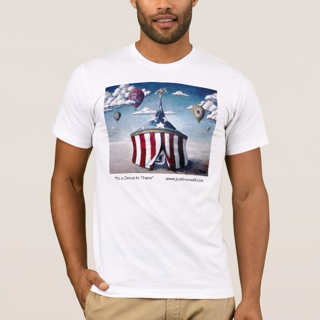 Camiseta "É um circo em lá " (Frente)