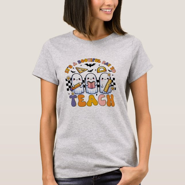 Camiseta É um dia de trabalho para ensinar (Frente)