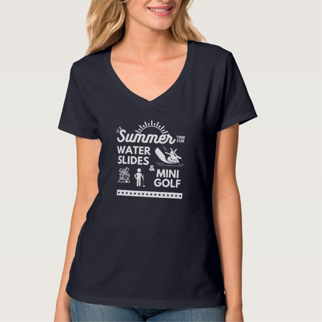 Camiseta É Um Dia Ruim Ser Um Golfe Engraçado (Frente)