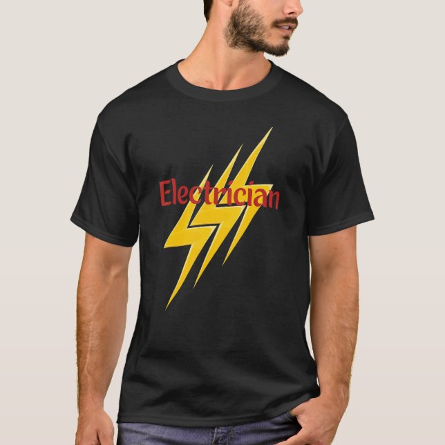 Camiseta É um eletricista #3 (Frente)