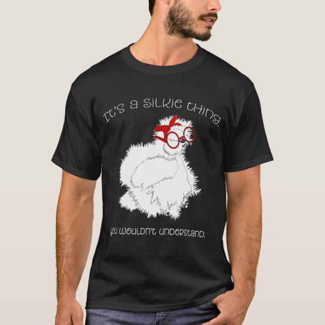 Camiseta É Um Galinha Silkie (Frente)