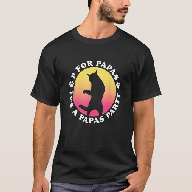 Camiseta É um gato dançante de papas (Frente)