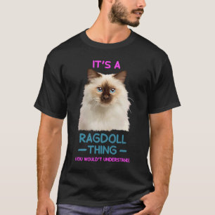 Camiseta É um gato Ragdoll Thing