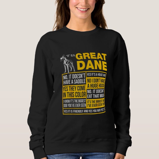 Camiseta É Um Grande Dane (Frente)