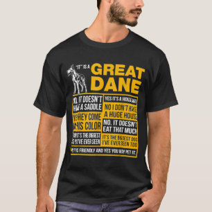 Camiseta É Um Grande Dane Engraçado Dom Dog Lover