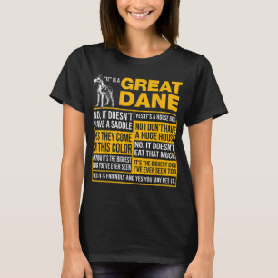 Camiseta É Um Grande Dane Engraçado Dom Dog Lover
