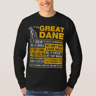 Camiseta É Um Grande Dane Engraçado Dom Dog Lover