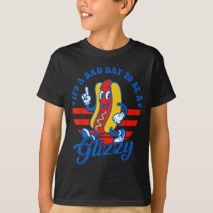 Camiseta É Um Mau Dia Para Ser Um Glizzy Engraçado 4 De Jul
