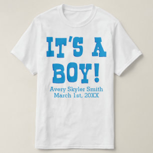 Camiseta É um menino