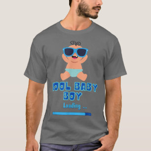 Camiseta É um Menino Gênero Revela Legal Bebê Rapaz a carre